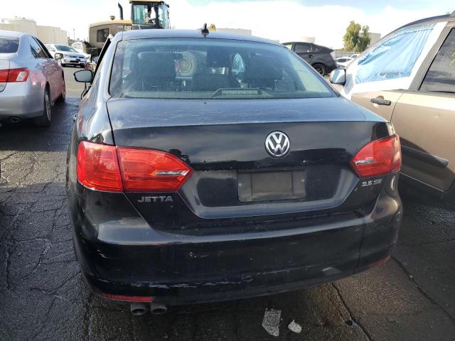 3VWDZ7AJ9BM315786 - 2011 VOLKSWAGEN JETTA SE BLACK photo 6