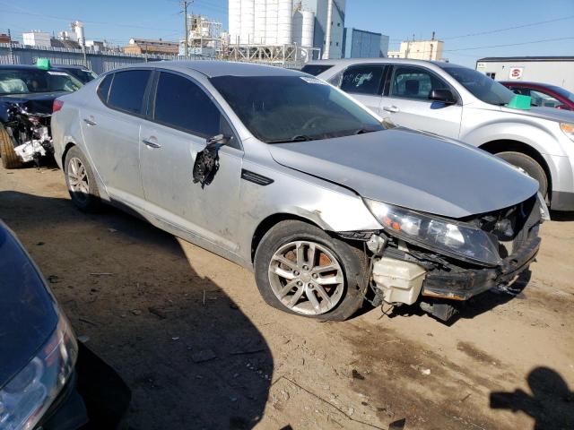 KNAGM4A73D5420797 - 2013 KIA OPTIMA LX SILVER photo 4