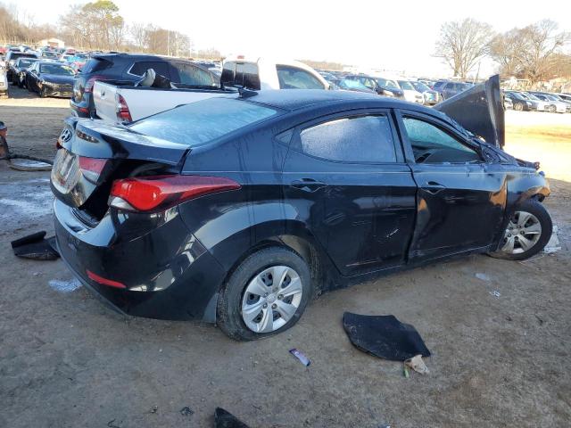 5NPDH4AE6GH713610 - 2016 HYUNDAI ELANTRA SE BLACK photo 3