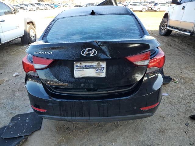 5NPDH4AE6GH713610 - 2016 HYUNDAI ELANTRA SE BLACK photo 6