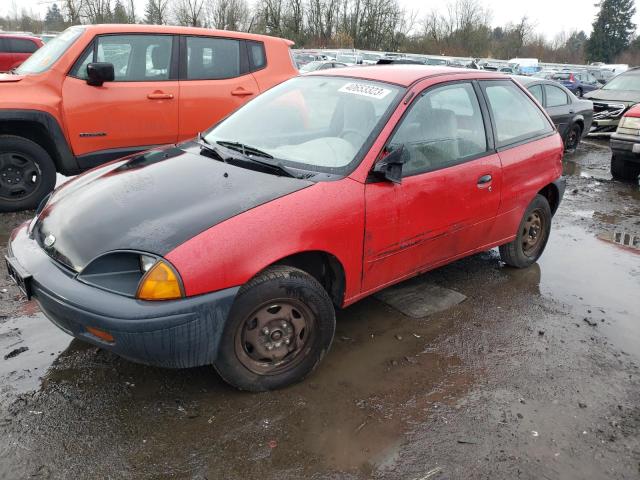 2C1MR2267T6752369 - 1996 GEO METRO BASE RED photo 1