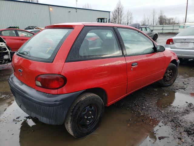 2C1MR2267T6752369 - 1996 GEO METRO BASE RED photo 3