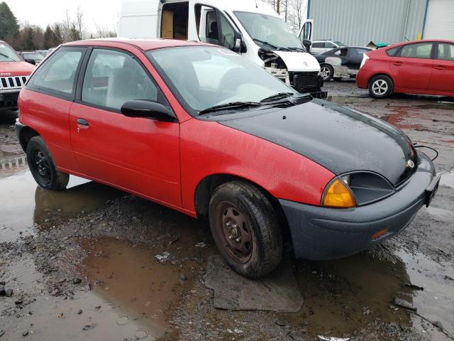 2C1MR2267T6752369 - 1996 GEO METRO BASE RED photo 4