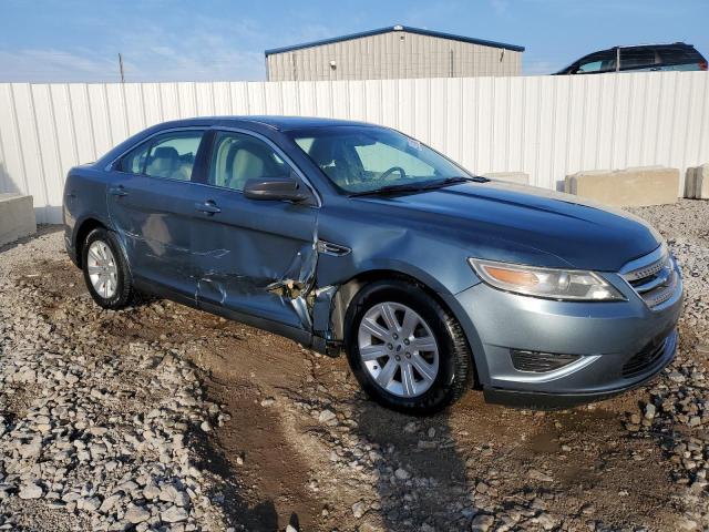 1FAHP2DW4AG144884 - 2010 FORD TAURUS SE BLUE photo 4