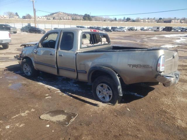 5TBBT44191S211389 - 2001 TOYOTA TUNDRA ACCESS CAB GOLD photo 2