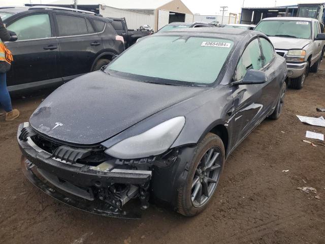 5YJ3E1EB5PF663350 - 2023 TESLA MODEL 3 GRAY photo 1