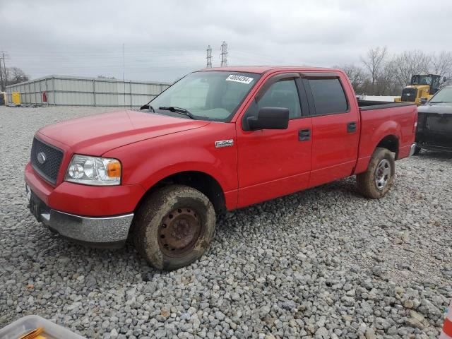 1FTPW14515FA90482 - 2005 FORD F150 SUPERCREW RED photo 1