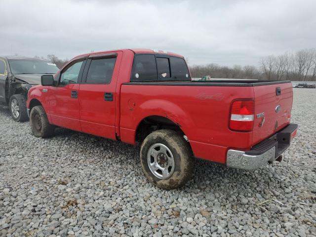 1FTPW14515FA90482 - 2005 FORD F150 SUPERCREW RED photo 2