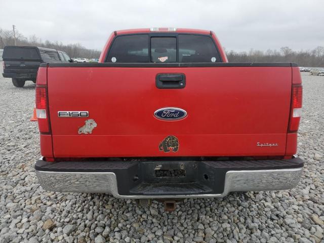 1FTPW14515FA90482 - 2005 FORD F150 SUPERCREW RED photo 6