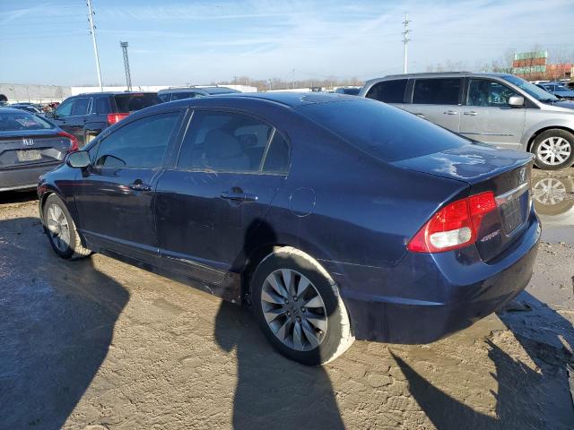 2HGFA1F83AH524607 - 2010 HONDA CIVIC EX BLUE photo 2