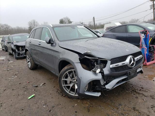 W1N0G8EB4MF906121 - 2021 MERCEDES-BENZ GLC 300 4MATIC GRAY photo 4