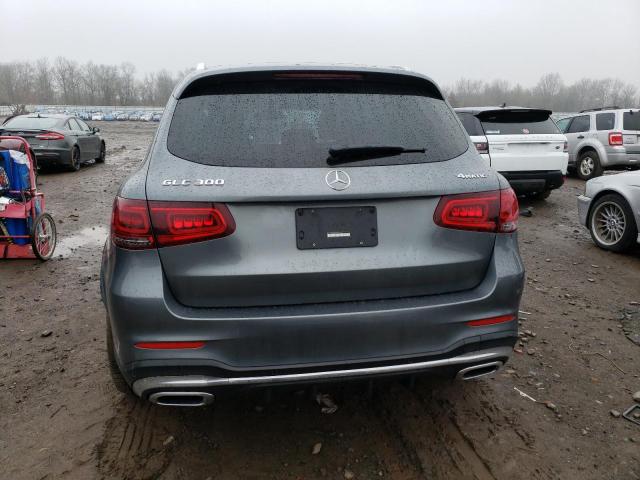 W1N0G8EB4MF906121 - 2021 MERCEDES-BENZ GLC 300 4MATIC GRAY photo 6