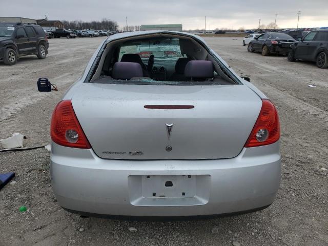 1G2ZG57B594174986 - 2009 PONTIAC G6 SILVER photo 6