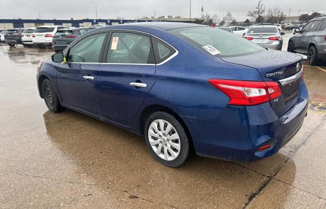 3N1AB7AP5JY325319 - 2018 NISSAN SENTRA S BLUE photo 3