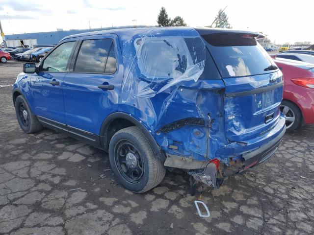 1FM5K8AT7EGC38669 - 2014 FORD EXPLORER POLICE INTERCEPTOR BLUE photo 2