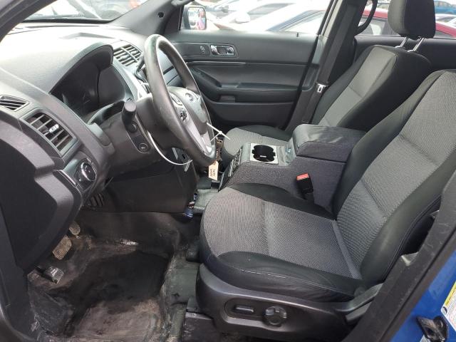 1FM5K8AT7EGC38669 - 2014 FORD EXPLORER POLICE INTERCEPTOR BLUE photo 7