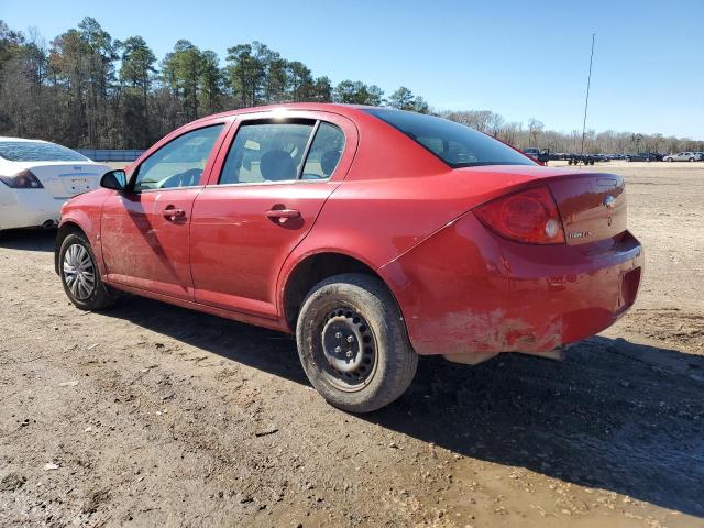 1G1AK55F277385015 - 2007 CHEVROLET COBALT LS RED photo 2