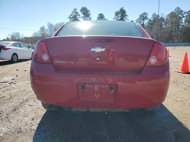 1G1AK55F277385015 - 2007 CHEVROLET COBALT LS RED photo 6