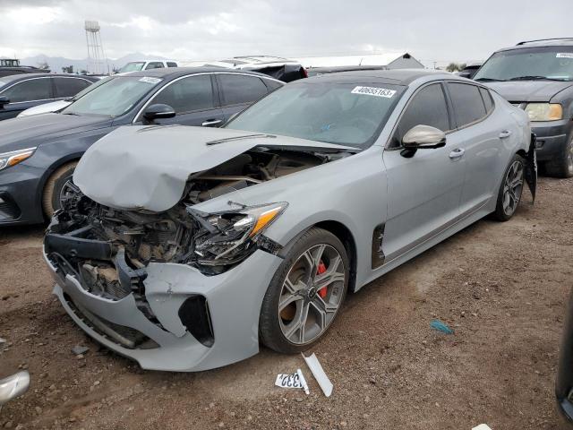 KNAE55LCXL6082814 - 2020 KIA STINGER GT2 SILVER photo 1