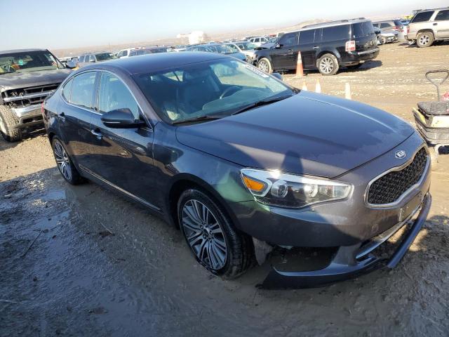 KNALN4D79E5160365 - 2014 KIA CADENZA PREMIUM GRAY photo 4