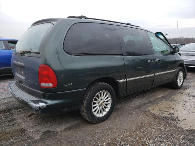 1C4GP54L0YB590521 - 2000 CHRYSLER TOWN & COU LXI GREEN photo 3