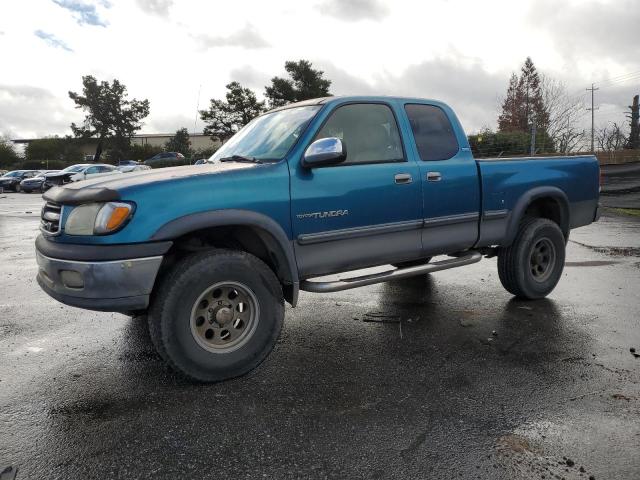 5TBBT44122S310248 - 2002 TOYOTA TUNDRA ACCESS CAB TEAL photo 1