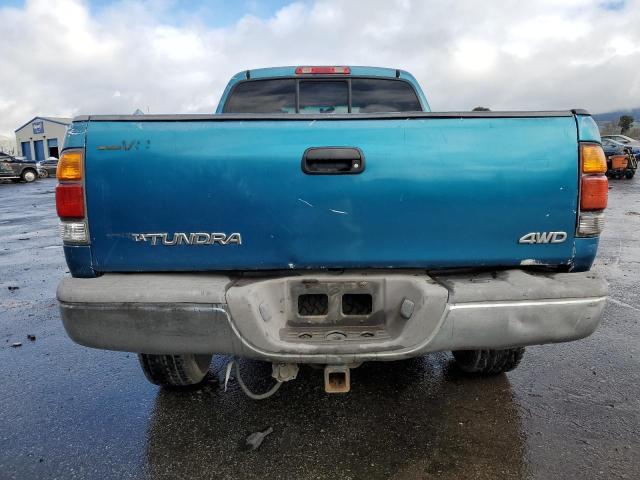 5TBBT44122S310248 - 2002 TOYOTA TUNDRA ACCESS CAB TEAL photo 6