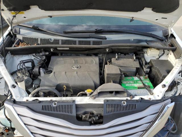 5TDYK3DCXFS667232 - 2015 TOYOTA SIENNA XLE WHITE photo 11