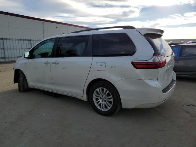 5TDYK3DCXFS667232 - 2015 TOYOTA SIENNA XLE WHITE photo 2