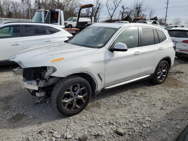 5UX53DP08N9L34949 - 2022 BMW X3 XDRIVE30I WHITE photo 1