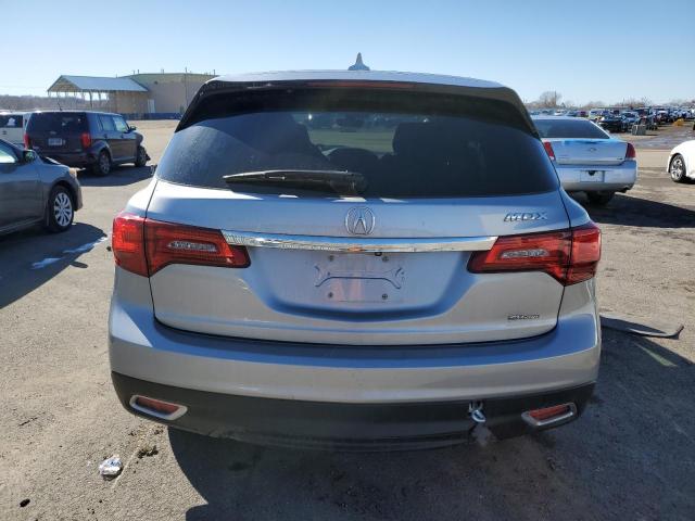 5FRYD4H40GB006073 - 2016 ACURA MDX TECHNOLOGY SILVER photo 6