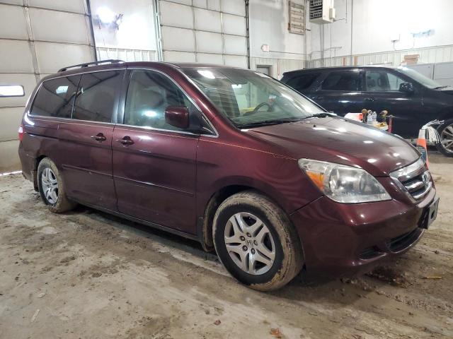 5FNRL38707B448476 - 2007 HONDA ODYSSEY EXL BURGUNDY photo 4