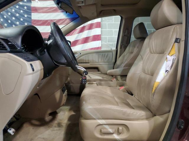 5FNRL38707B448476 - 2007 HONDA ODYSSEY EXL BURGUNDY photo 7