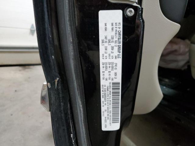 2C4RC1BG8DR526970 - 2013 CHRYSLER TOWN & COU TOURING შავი ფოტო 13