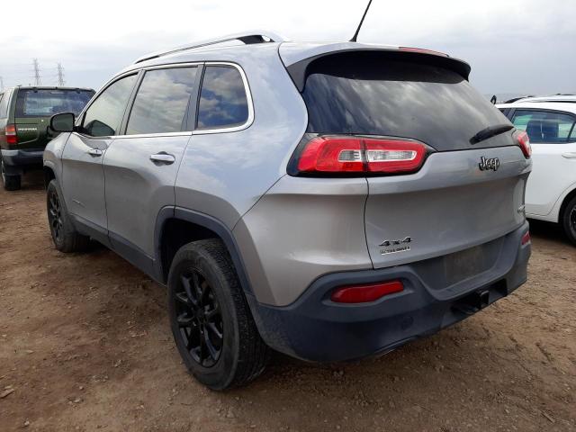 1C4PJMCS1EW201328 - 2014 JEEP CHEROKEE LATITUDE GRAY photo 2