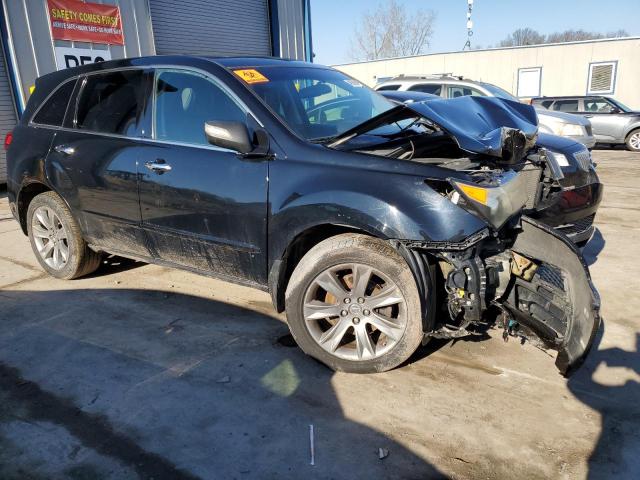 2HNYD2H69DH506708 - 2013 ACURA MDX ADVANCE BLACK photo 4