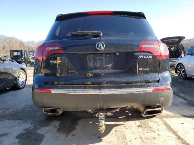 2HNYD2H69DH506708 - 2013 ACURA MDX ADVANCE BLACK photo 6