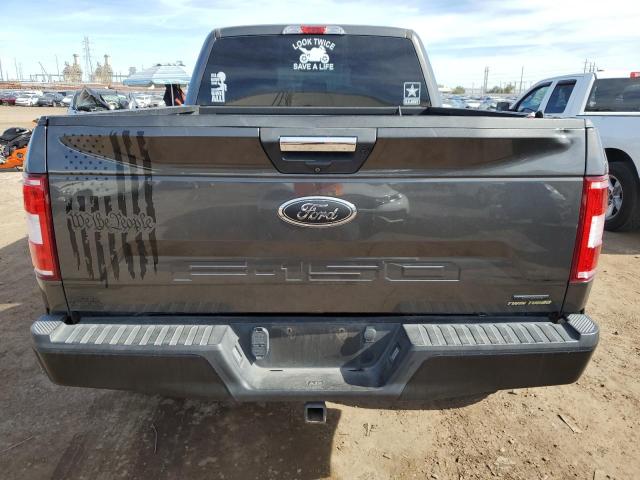 1FTFW1EG0JKD90852 - 2018 FORD F150 SUPERCREW GRAY photo 6