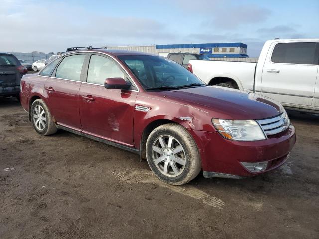 1FAHP24W88G169586 - 2008 FORD TAURUS SEL MAROON photo 4