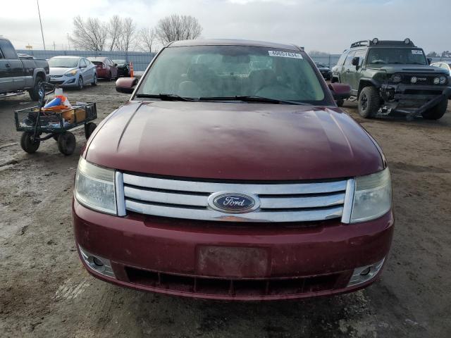 1FAHP24W88G169586 - 2008 FORD TAURUS SEL MAROON photo 5