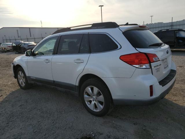 4S4BRDKC1C2251191 - 2012 SUBARU OUTBACK 3.6R LIMITED WHITE photo 2