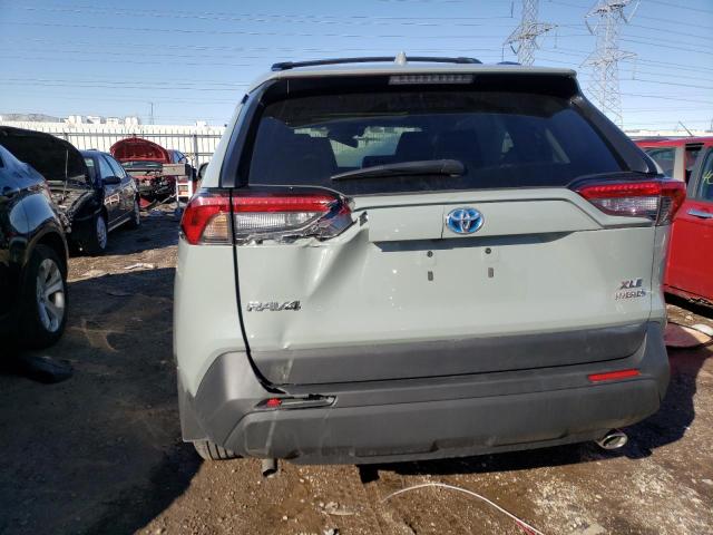 4T3B6RFV7NU075845 - 2022 TOYOTA RAV4 XLE PREMIUM GRAY photo 6