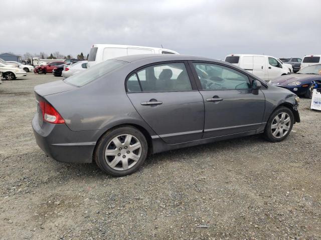 19XFA1F54AE079519 - 2010 HONDA CIVIC LX GRAY photo 3