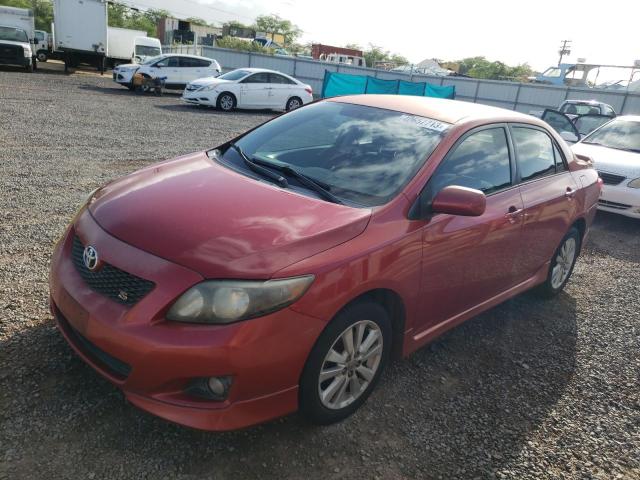 1NXBU40EX9Z093725 - 2009 TOYOTA COROLLA BASE RED photo 1
