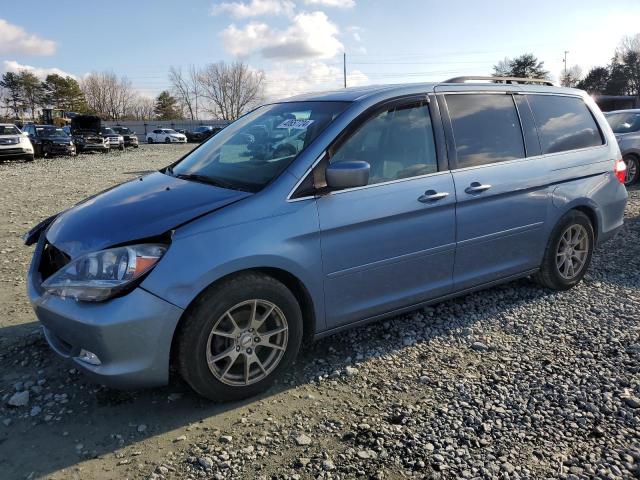 5FNRL38837B005019 - 2007 HONDA ODYSSEY TOURING BLUE photo 1