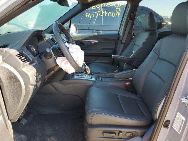 5FNYF7H5XNB003913 - 2022 HONDA PASSPORT EXL 蓝色 照片 7