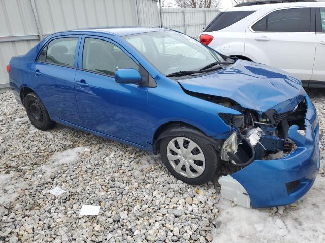 1NXBU4EE3AZ250668 - 2010 TOYOTA COROLLA BASE BLUE photo 4