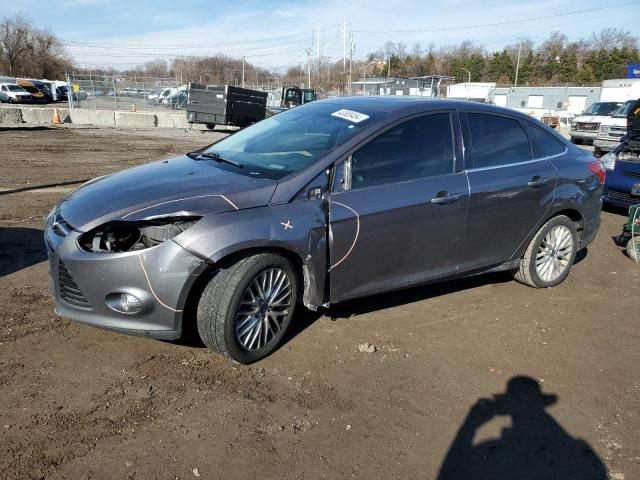 1FAHP3H21CL303156 - 2012 FORD FOCUS SEL GRAY photo 1