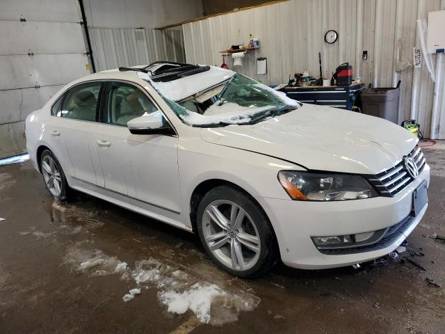 1VWCT7A37EC056901 - 2014 VOLKSWAGEN PASSAT SEL WHITE photo 4