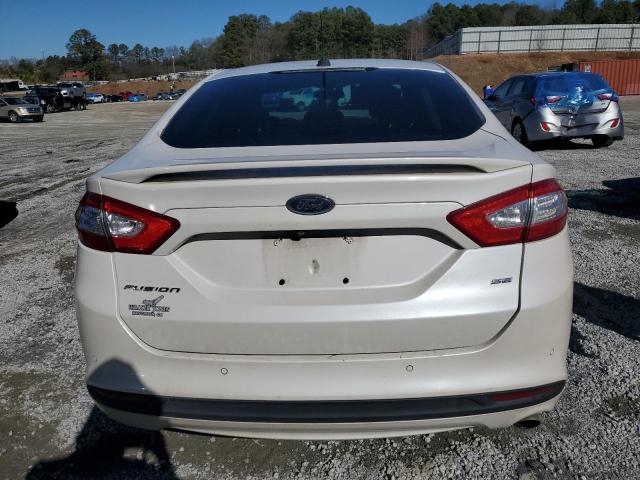 3FA6P0H76ER312294 - 2014 FORD FUSION SE WHITE photo 6